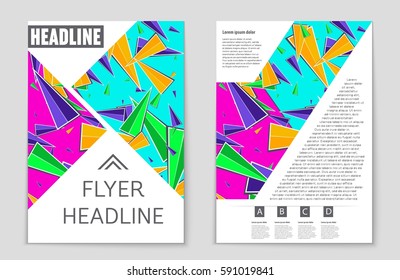 Abstract vector layout background set. For art template design, list, front page, mockup brochure theme style, banner, idea, cover, booklet, print, flyer, book, blank, card, ad, sign, sheet,, a4.