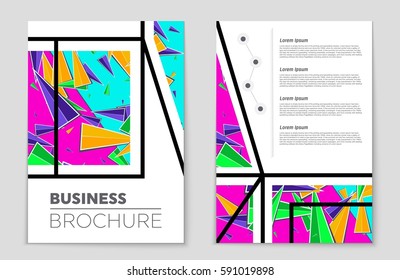 Abstract vector layout background set. For art template design, list, front page, mockup brochure theme style, banner, idea, cover, booklet, print, flyer, book, blank, card, ad, sign, sheet,, a4.