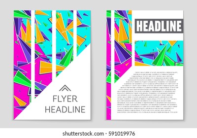 Abstract vector layout background set. For art template design, list, front page, mockup brochure theme style, banner, idea, cover, booklet, print, flyer, book, blank, card, ad, sign, sheet,, a4.