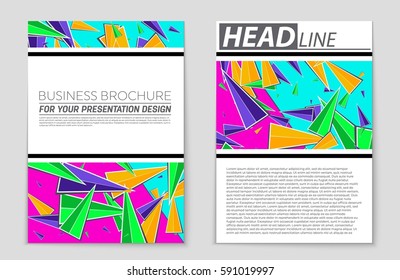 Abstract vector layout background set. For art template design, list, front page, mockup brochure theme style, banner, idea, cover, booklet, print, flyer, book, blank, card, ad, sign, sheet,, a4.