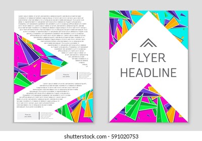 Abstract vector layout background set. For art template design, list, front page, mockup brochure theme style, banner, idea, cover, booklet, print, flyer, book, blank, card, ad, sign, sheet,, a4.
