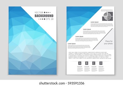 Abstract vector layout background set. For art template design, list, front page, mockup brochure theme style, banner, idea, cover, booklet, print, flyer, book, blank, card, ad, sign, sheet,, a4.