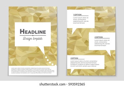 Abstract vector layout background set. For art template design, list, front page, mockup brochure theme style, banner, idea, cover, booklet, print, flyer, book, blank, card, ad, sign, sheet,, a4.