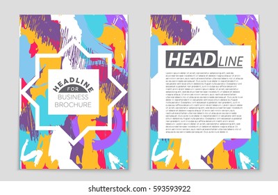 Abstract vector layout background set. For art template design, list, front page, mockup brochure theme style, banner, idea, cover, booklet, print, flyer, book, blank, card, ad, sign, sheet,, a4.