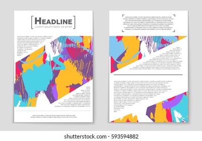 Abstract vector layout background set. For art template design, list, front page, mockup brochure theme style, banner, idea, cover, booklet, print, flyer, book, blank, card, ad, sign, sheet,, a4.