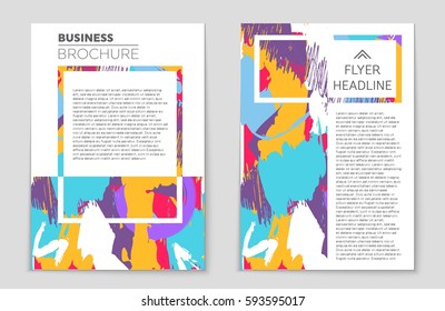 Abstract vector layout background set. For art template design, list, front page, mockup brochure theme style, banner, idea, cover, booklet, print, flyer, book, blank, card, ad, sign, sheet,, a4.