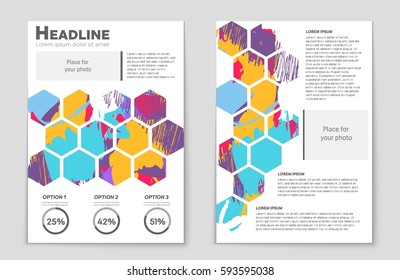 Abstract vector layout background set. For art template design, list, front page, mockup brochure theme style, banner, idea, cover, booklet, print, flyer, book, blank, card, ad, sign, sheet,, a4.