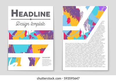 Abstract vector layout background set. For art template design, list, front page, mockup brochure theme style, banner, idea, cover, booklet, print, flyer, book, blank, card, ad, sign, sheet,, a4.