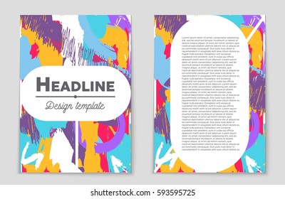 Abstract vector layout background set. For art template design, list, front page, mockup brochure theme style, banner, idea, cover, booklet, print, flyer, book, blank, card, ad, sign, sheet,, a4.