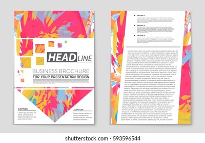 Abstract vector layout background set. For art template design, list, front page, mockup brochure theme style, banner, idea, cover, booklet, print, flyer, book, blank, card, ad, sign, sheet,, a4.