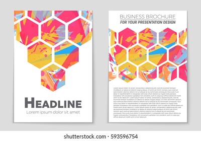 Abstract vector layout background set. For art template design, list, front page, mockup brochure theme style, banner, idea, cover, booklet, print, flyer, book, blank, card, ad, sign, sheet,, a4.