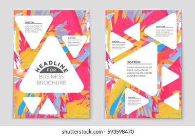 Abstract vector layout background set. For art template design, list, front page, mockup brochure theme style, banner, idea, cover, booklet, print, flyer, book, blank, card, ad, sign, sheet,, a4.