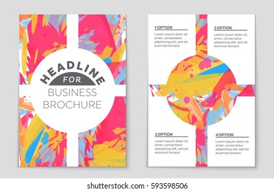 Abstract vector layout background set. For art template design, list, front page, mockup brochure theme style, banner, idea, cover, booklet, print, flyer, book, blank, card, ad, sign, sheet,, a4.