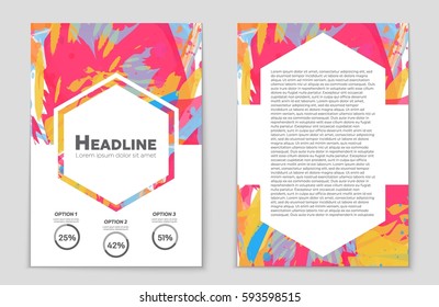 Abstract vector layout background set. For art template design, list, front page, mockup brochure theme style, banner, idea, cover, booklet, print, flyer, book, blank, card, ad, sign, sheet,, a4.
