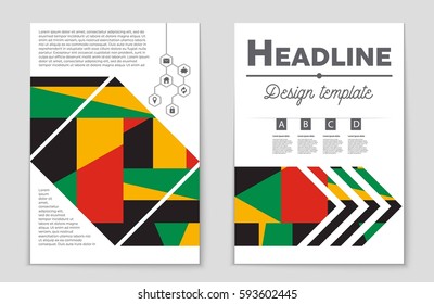 Abstract vector layout background set. For art template design, list, front page, mockup brochure theme style, banner, idea, cover, booklet, print, flyer, book, blank, card, ad, sign, sheet,, a4.