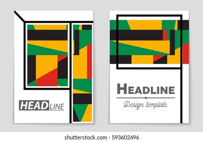 Abstract vector layout background set. For art template design, list, front page, mockup brochure theme style, banner, idea, cover, booklet, print, flyer, book, blank, card, ad, sign, sheet,, a4.