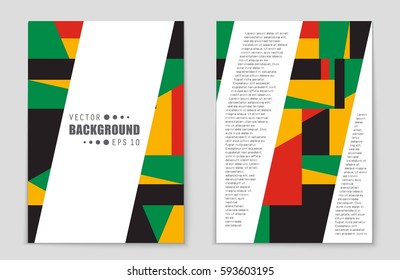 Abstract vector layout background set. For art template design, list, front page, mockup brochure theme style, banner, idea, cover, booklet, print, flyer, book, blank, card, ad, sign, sheet,, a4.