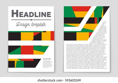 Abstract vector layout background set. For art template design, list, front page, mockup brochure theme style, banner, idea, cover, booklet, print, flyer, book, blank, card, ad, sign, sheet,, a4.