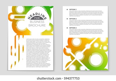 Abstract vector layout background set. For art template design, list, front page, mockup brochure theme style, banner, idea, cover, booklet, print, flyer, book, blank, card, ad, sign, sheet,, a4.