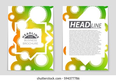 Abstract vector layout background set. For art template design, list, front page, mockup brochure theme style, banner, idea, cover, booklet, print, flyer, book, blank, card, ad, sign, sheet,, a4.
