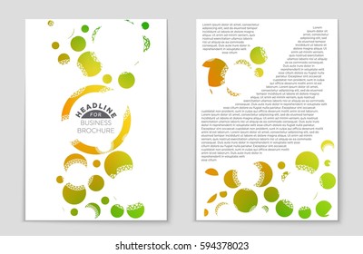 Abstract vector layout background set. For art template design, list, front page, mockup brochure theme style, banner, idea, cover, booklet, print, flyer, book, blank, card, ad, sign, sheet,, a4.