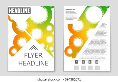 Abstract vector layout background set. For art template design, list, front page, mockup brochure theme style, banner, idea, cover, booklet, print, flyer, book, blank, card, ad, sign, sheet,, a4.
