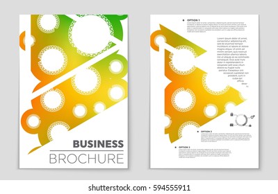 Abstract vector layout background set. For art template design, list, front page, mockup brochure theme style, banner, idea, cover, booklet, print, flyer, book, blank, card, ad, sign, sheet,, a4.