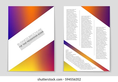 Abstract vector layout background set. For art template design, list, front page, mockup brochure theme style, banner, idea, cover, booklet, print, flyer, book, blank, card, ad, sign, sheet,, a4.