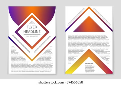 Abstract vector layout background set. For art template design, list, front page, mockup brochure theme style, banner, idea, cover, booklet, print, flyer, book, blank, card, ad, sign, sheet,, a4.