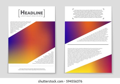 Abstract vector layout background set. For art template design, list, front page, mockup brochure theme style, banner, idea, cover, booklet, print, flyer, book, blank, card, ad, sign, sheet,, a4.