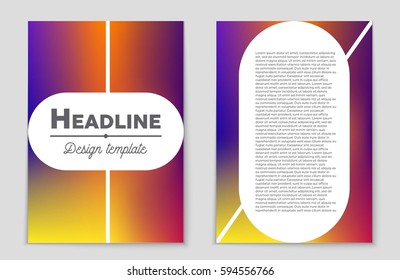 Abstract vector layout background set. For art template design, list, front page, mockup brochure theme style, banner, idea, cover, booklet, print, flyer, book, blank, card, ad, sign, sheet,, a4.