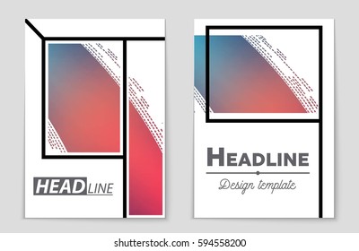 Abstract vector layout background set. For art template design, list, front page, mockup brochure theme style, banner, idea, cover, booklet, print, flyer, book, blank, card, ad, sign, sheet,, a4.