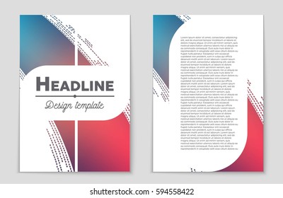 Abstract vector layout background set. For art template design, list, front page, mockup brochure theme style, banner, idea, cover, booklet, print, flyer, book, blank, card, ad, sign, sheet,, a4.