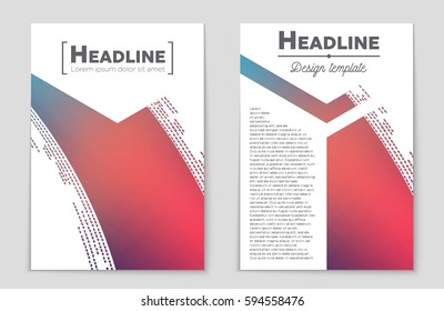 Abstract vector layout background set. For art template design, list, front page, mockup brochure theme style, banner, idea, cover, booklet, print, flyer, book, blank, card, ad, sign, sheet,, a4.