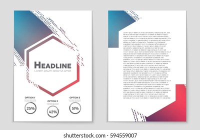 Abstract vector layout background set. For art template design, list, front page, mockup brochure theme style, banner, idea, cover, booklet, print, flyer, book, blank, card, ad, sign, sheet,, a4.