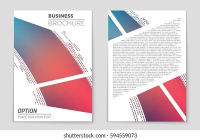 Abstract vector layout background set. For art template design, list, front page, mockup brochure theme style, banner, idea, cover, booklet, print, flyer, book, blank, card, ad, sign, sheet,, a4.
