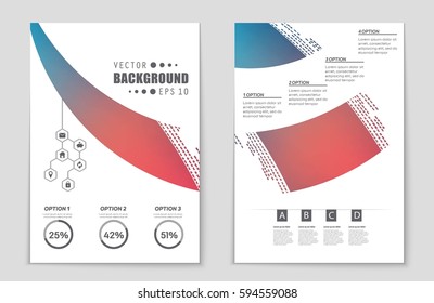 Abstract vector layout background set. For art template design, list, front page, mockup brochure theme style, banner, idea, cover, booklet, print, flyer, book, blank, card, ad, sign, sheet,, a4.
