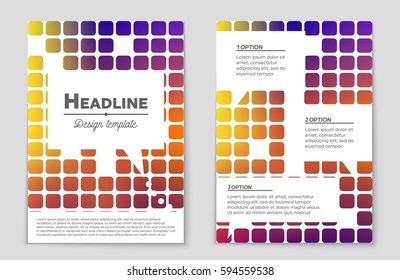 Abstract vector layout background set. For art template design, list, front page, mockup brochure theme style, banner, idea, cover, booklet, print, flyer, book, blank, card, ad, sign, sheet,, a4.