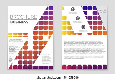 Abstract vector layout background set. For art template design, list, front page, mockup brochure theme style, banner, idea, cover, booklet, print, flyer, book, blank, card, ad, sign, sheet,, a4.