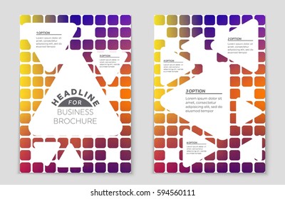 Abstract vector layout background set. For art template design, list, front page, mockup brochure theme style, banner, idea, cover, booklet, print, flyer, book, blank, card, ad, sign, sheet,, a4.