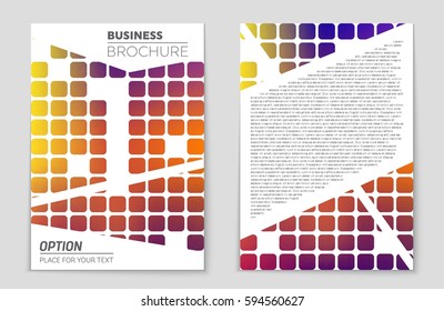 Abstract vector layout background set. For art template design, list, front page, mockup brochure theme style, banner, idea, cover, booklet, print, flyer, book, blank, card, ad, sign, sheet,, a4.