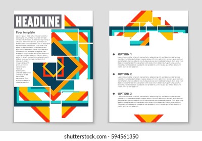 Abstract vector layout background set. For art template design, list, front page, mockup brochure theme style, banner, idea, cover, booklet, print, flyer, book, blank, card, ad, sign, sheet,, a4.