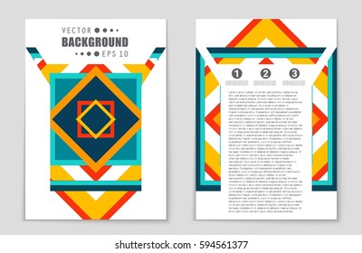 Abstract vector layout background set. For art template design, list, front page, mockup brochure theme style, banner, idea, cover, booklet, print, flyer, book, blank, card, ad, sign, sheet,, a4.