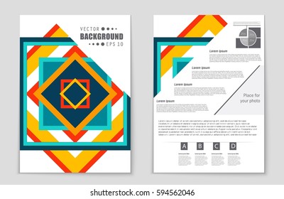 Abstract vector layout background set. For art template design, list, front page, mockup brochure theme style, banner, idea, cover, booklet, print, flyer, book, blank, card, ad, sign, sheet,, a4.