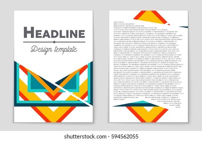 Abstract vector layout background set. For art template design, list, front page, mockup brochure theme style, banner, idea, cover, booklet, print, flyer, book, blank, card, ad, sign, sheet,, a4.