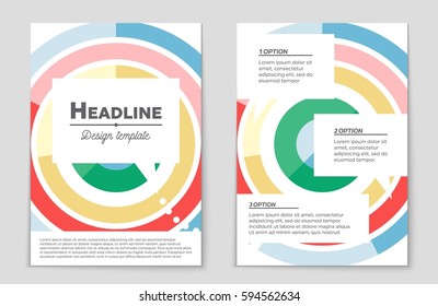 Abstract vector layout background set. For art template design, list, front page, mockup brochure theme style, banner, idea, cover, booklet, print, flyer, book, blank, card, ad, sign, sheet,, a4.