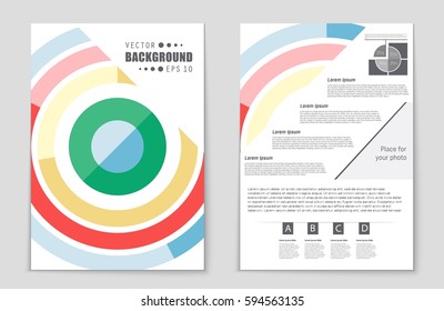 Abstract vector layout background set. For art template design, list, front page, mockup brochure theme style, banner, idea, cover, booklet, print, flyer, book, blank, card, ad, sign, sheet,, a4.