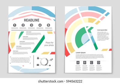 Abstract vector layout background set. For art template design, list, front page, mockup brochure theme style, banner, idea, cover, booklet, print, flyer, book, blank, card, ad, sign, sheet,, a4.