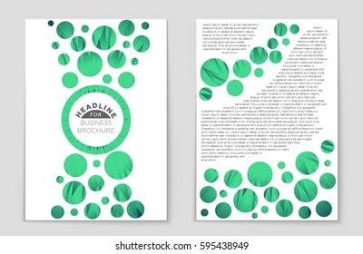 Abstract vector layout background set. For art template design, list, front page, mockup brochure theme style, banner, idea, cover, booklet, print, flyer, book, blank, card, ad, sign, sheet,, a4.