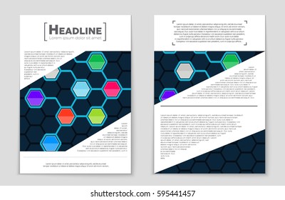 Abstract vector layout background set. For art template design, list, front page, mockup brochure theme style, banner, idea, cover, booklet, print, flyer, book, blank, card, ad, sign, sheet,, a4.